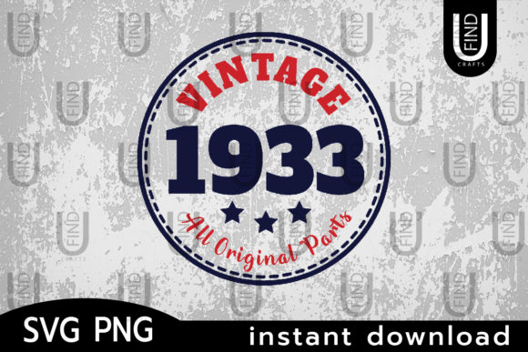 Download Vintage 1933 All Original Parts - 1933 Collection