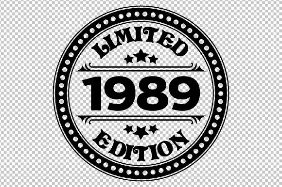 Download Limited Edition 1989 SVG EPS PNG - 1989 Collection