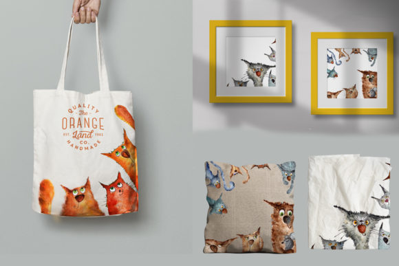 Download Cute Frames with Drawings of  Cats Png - Drawings Collection
