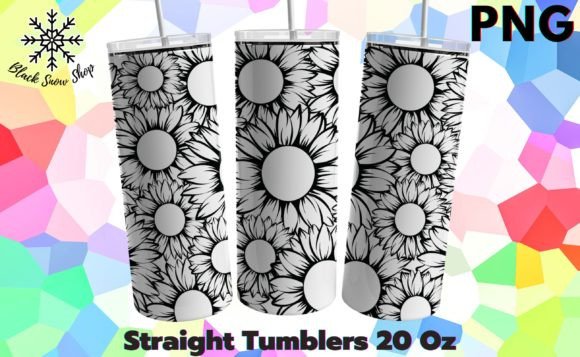 Download Sunflower Tumbler Sublimation - Flower Collection