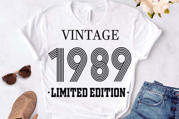 Download Vintage Since 1989 Svg, Birthday Svg, 33 - 1989 Collection
